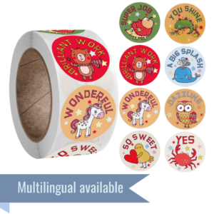 Super Job Porc Reward Stickers