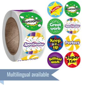 Terrific Words Reward Stickers