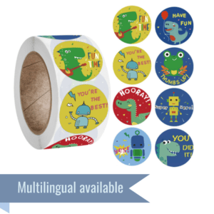 Hooray Dinosaur Reward Stickers