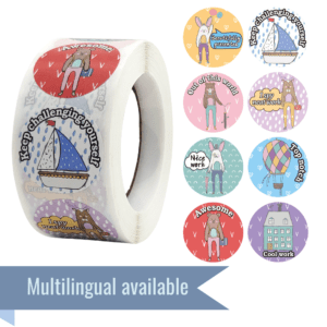 Pastel Animals Reward Stickers