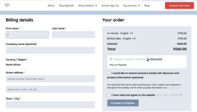 Image of teacher stickers online cart